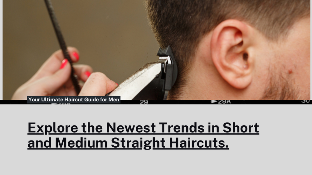 Men haircut straight hot sale