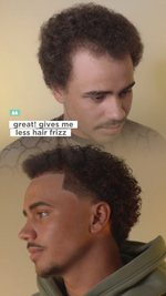 Hair resurrection instant curling mousse