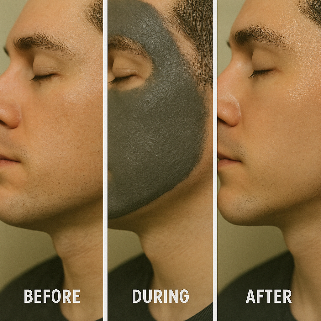 AfterShave Clay Mask –  Deep Skin Detox
