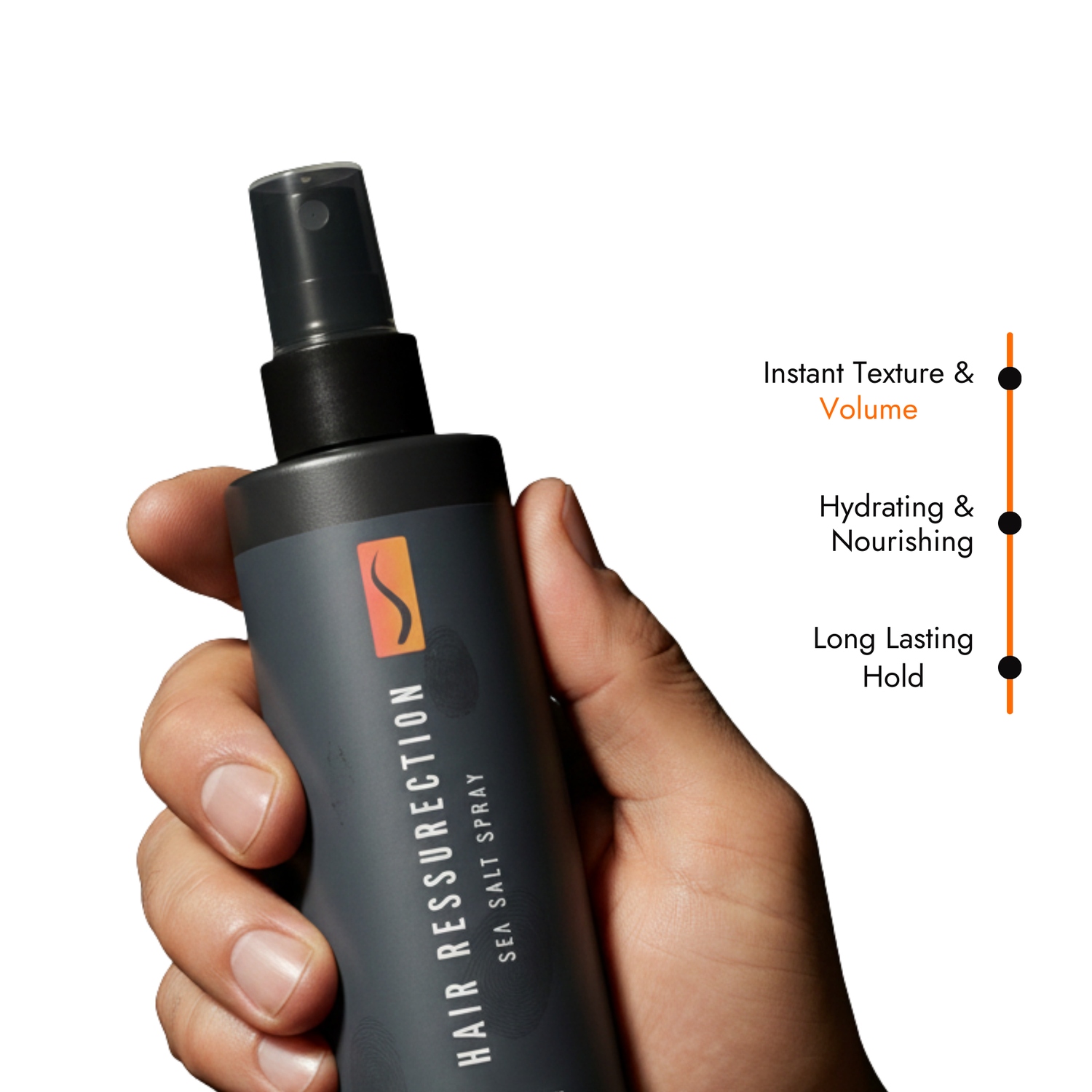 HR Sea Salt Spray - Instant Texture And Volume for Straight Hair