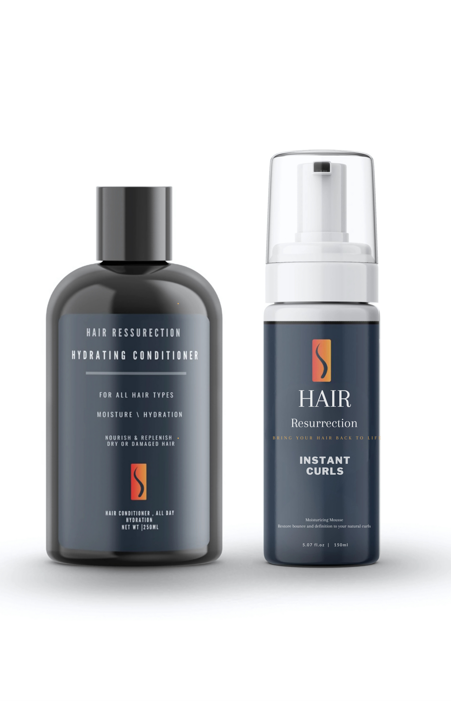 Hair Resurrection Instant Curls And Hydrating Leave In Conditioner