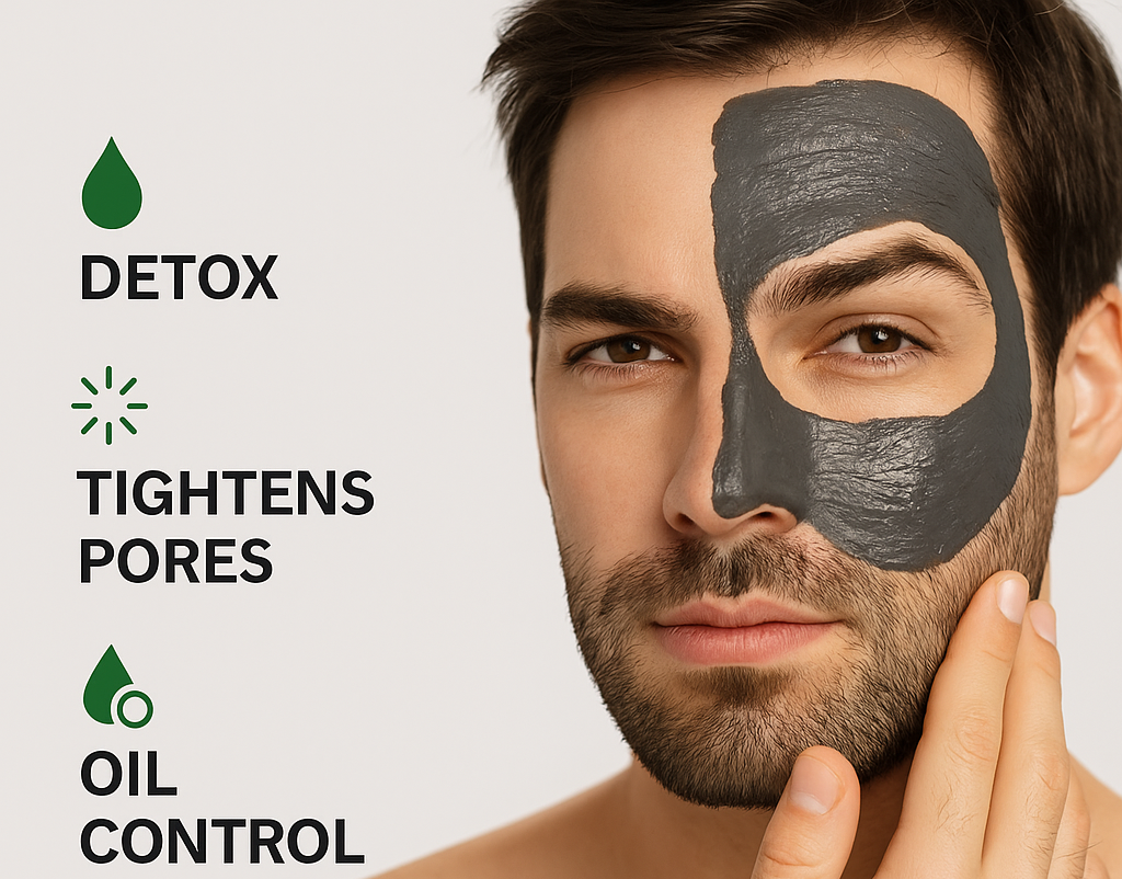 AfterShave Clay Mask –  Deep Skin Detox